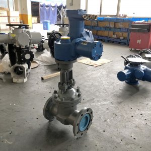 礦用電動閥門MKZ941H-40 DN150防爆（礦山、冶